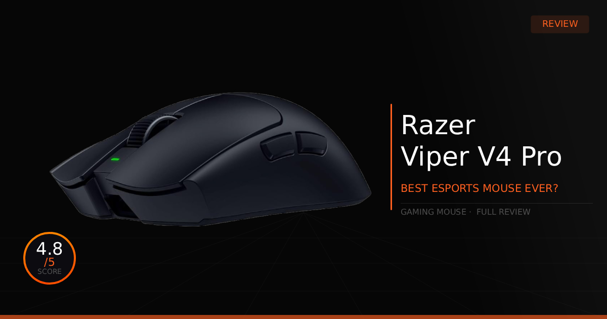 Razer Viper V4 Pro Review - Greatest Gaming Esports Mouse of All Time?